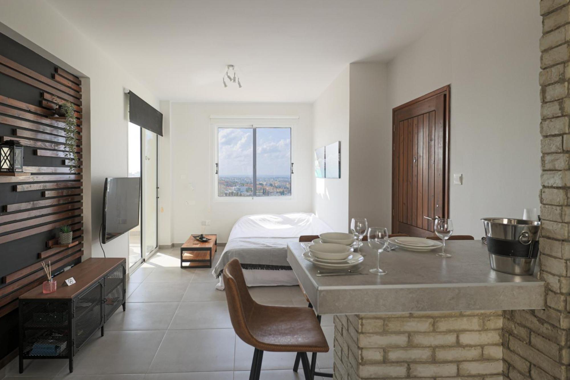Eden Blue-Horizon 1B, Paphos, Sea View, Pool Apartment Konia Bagian luar foto