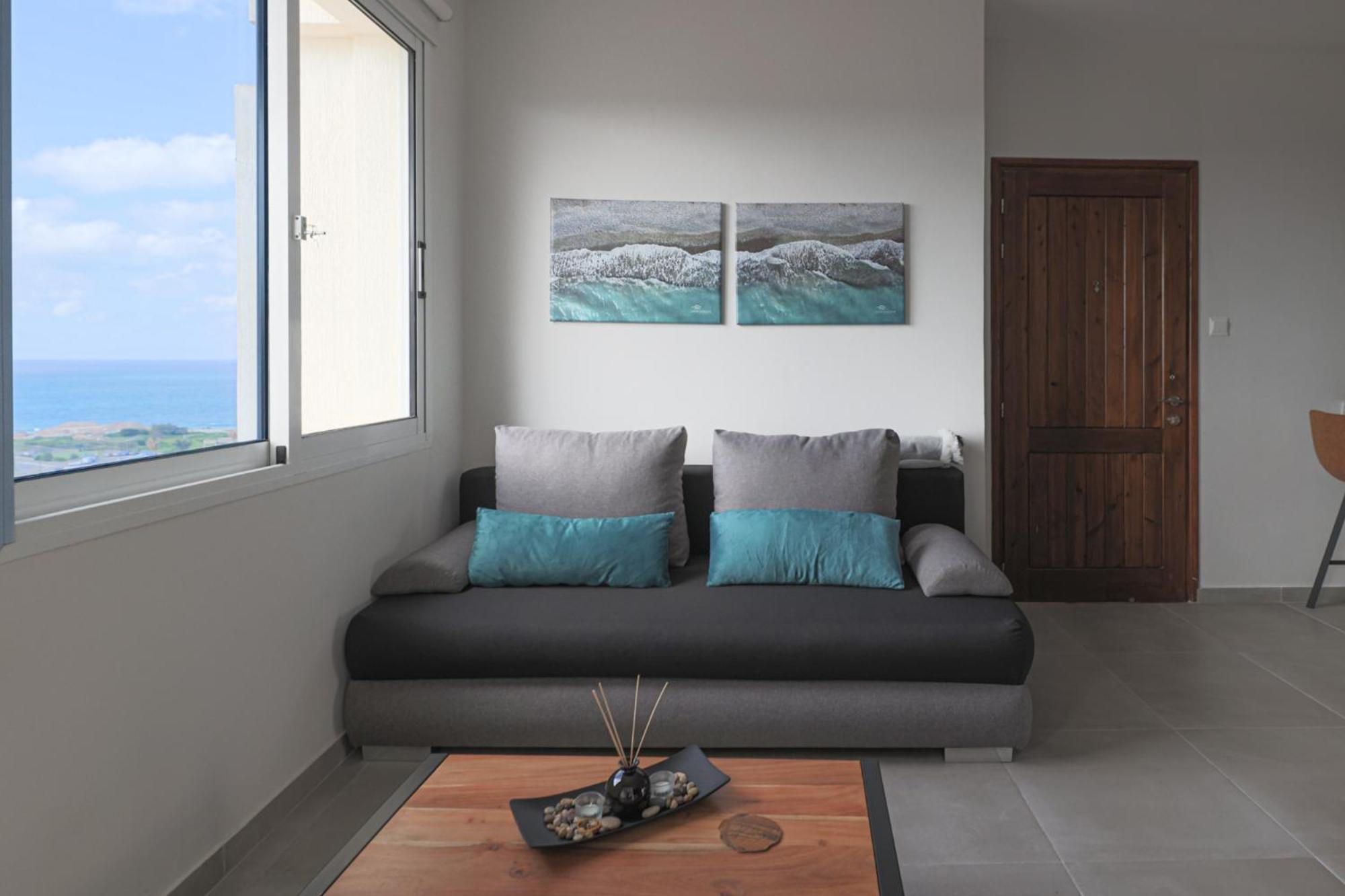Eden Blue-Horizon 1B, Paphos, Sea View, Pool Apartment Konia Bagian luar foto