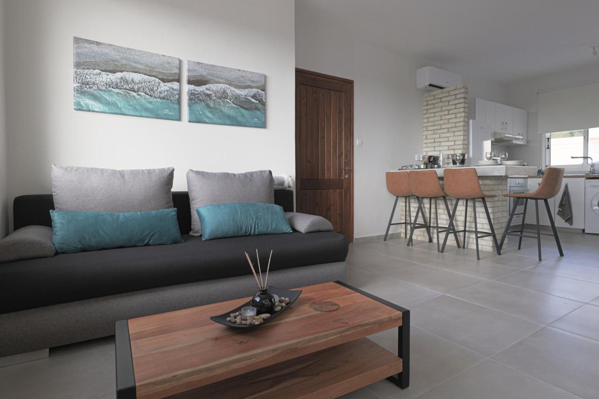 Eden Blue-Horizon 1B, Paphos, Sea View, Pool Apartment Konia Bagian luar foto