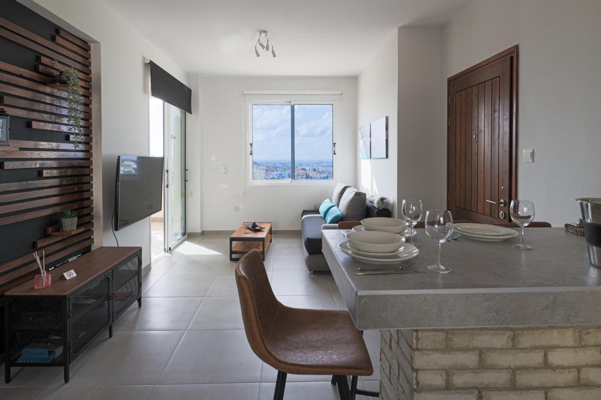 Eden Blue-Horizon 1B, Paphos, Sea View, Pool Apartment Konia Bagian luar foto