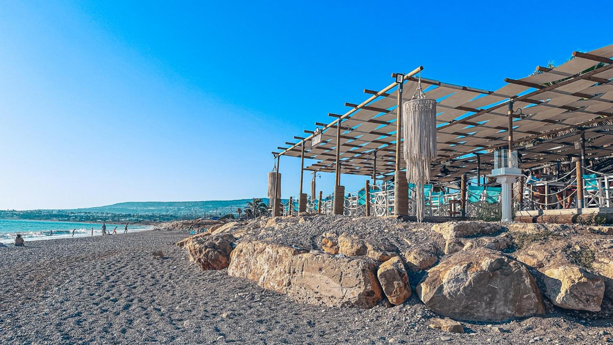 Eden Blue-Horizon 1B, Paphos, Sea View, Pool Apartment Konia Bagian luar foto
