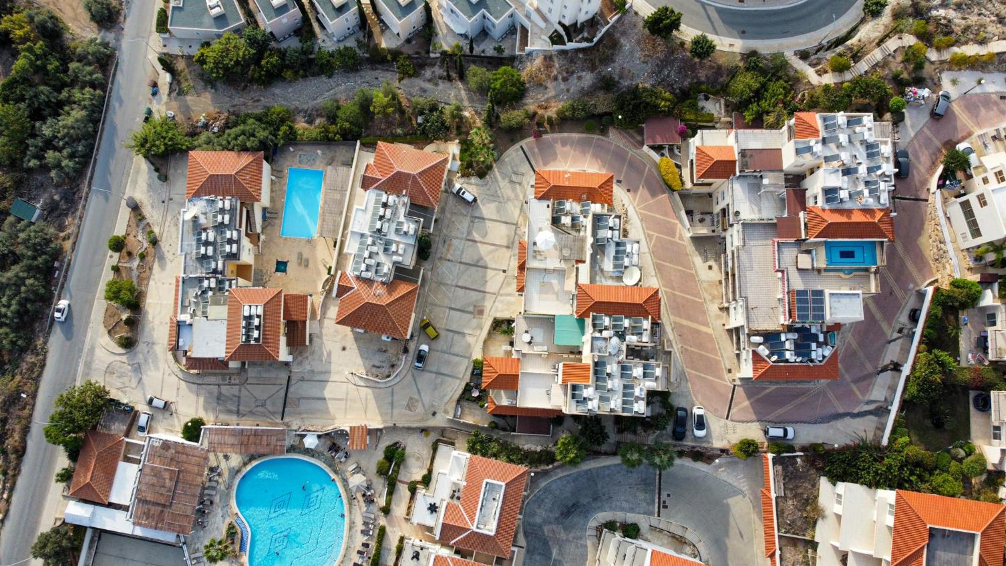 Eden Blue-Horizon 1B, Paphos, Sea View, Pool Apartment Konia Bagian luar foto